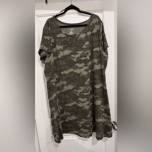 Sonoma 4X camo; High Neck Knit Swing Dress
